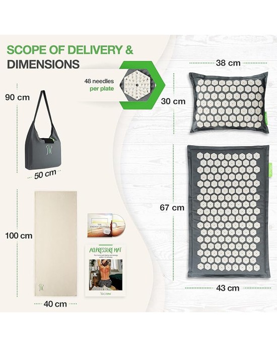 Acupressure mattress set Acupressure mattress set