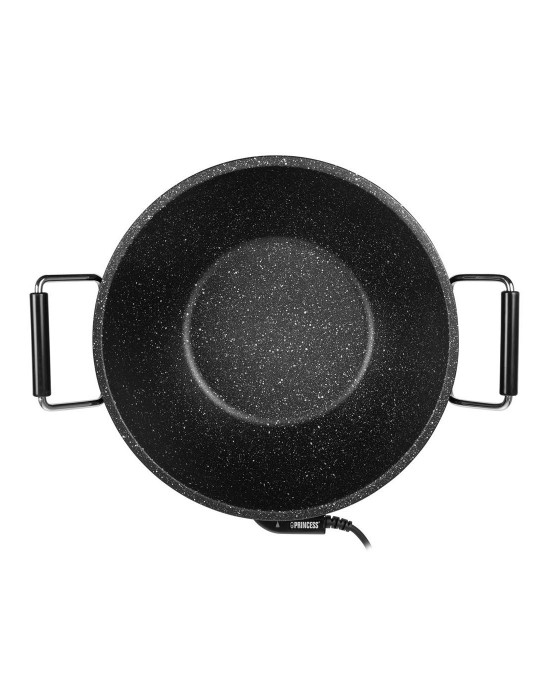 Electric barbecue wok pan Electric barbecue wok pan