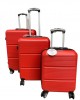 Suitcase set 3 pcs - red