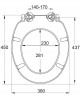 Toilet seat, Allibert Toilet seat, Allibert