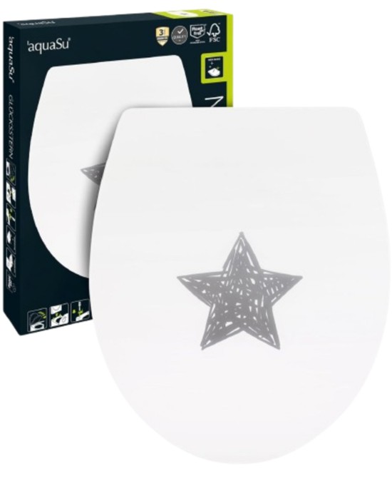 Toilet seat, Star Toilet seat, Star