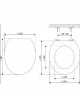 Toilet seat, Wellness Toilet seat, Wellness