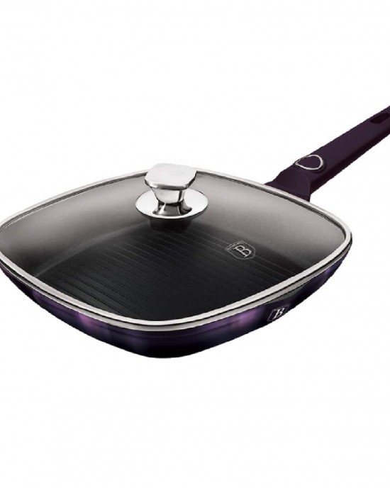 Berlinger Haus grill pan with lid- purple Berlinger Haus grill pan with lid- purple
